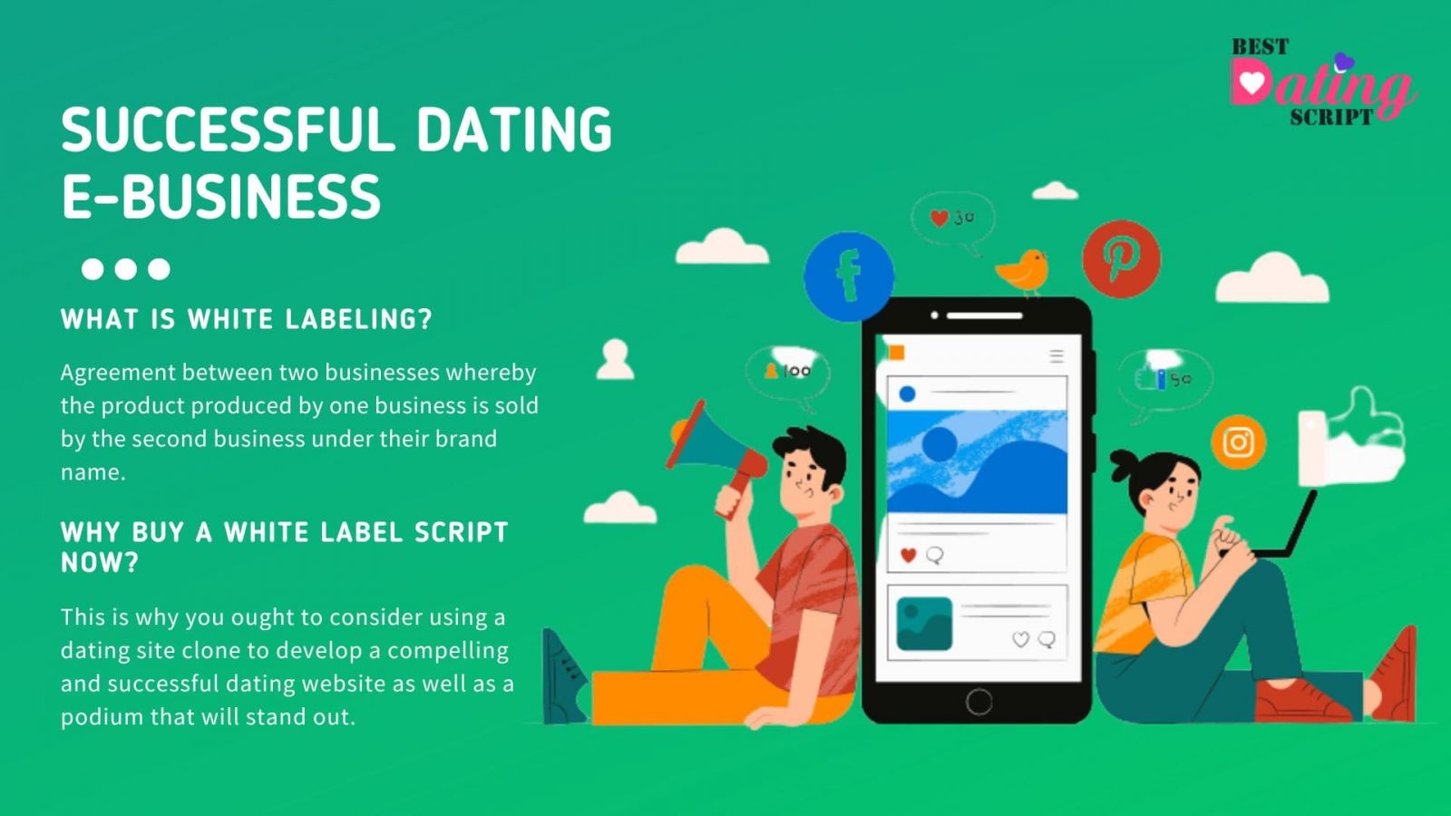 White Label Dating Scripts to Support Successful Dating E-Business
