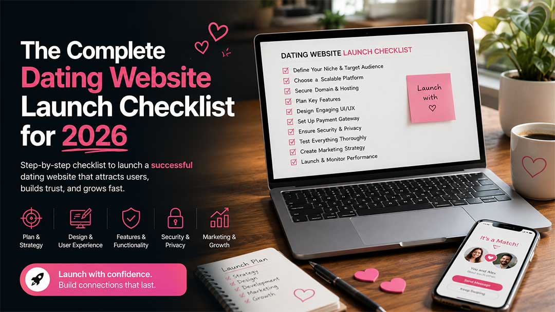 The Complete Dating Website Launch Checklist for 2026