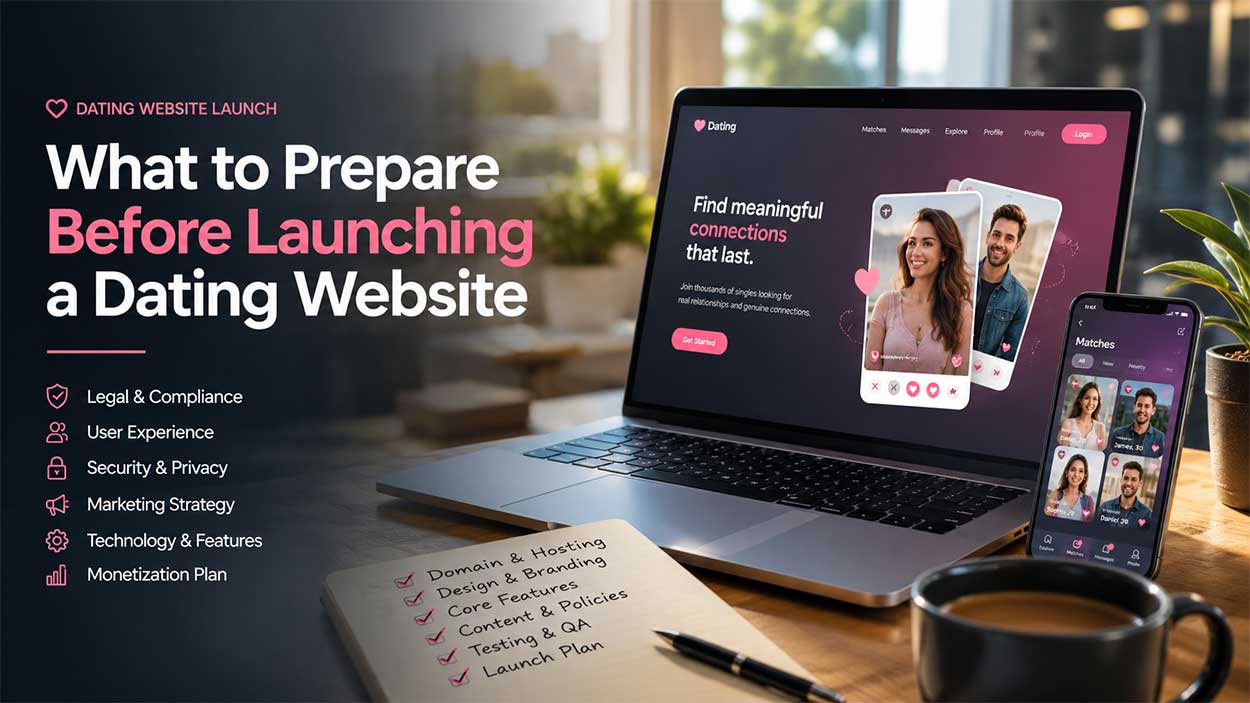 What to Prepare Before Launching a Dating Website in 2026