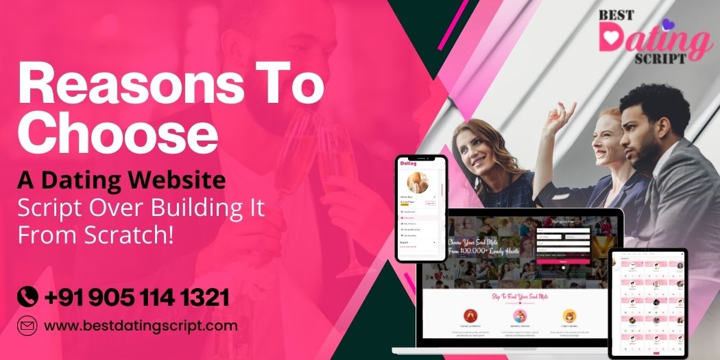 Reasons to Choose a Dating Website Script Over Building it From Scratch!