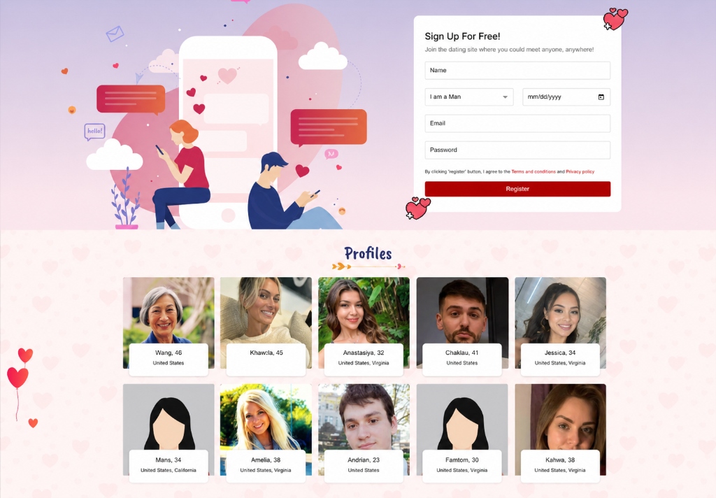 True Fantasies Connections Platform