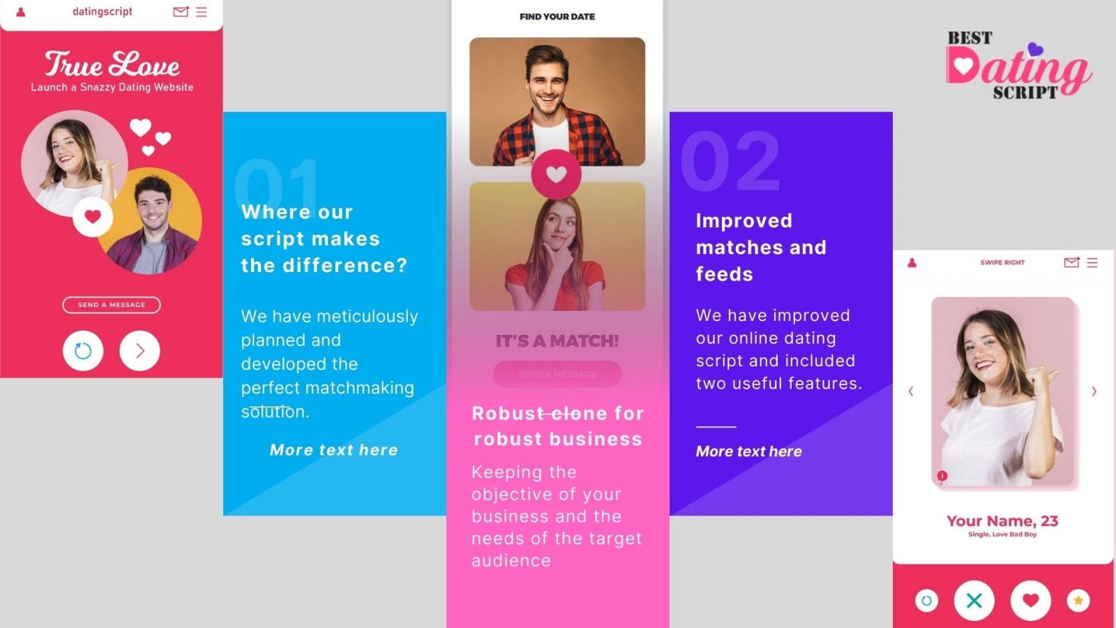 Launch a Snazzy Dating Website with an Online Dating Script Dating Website Script